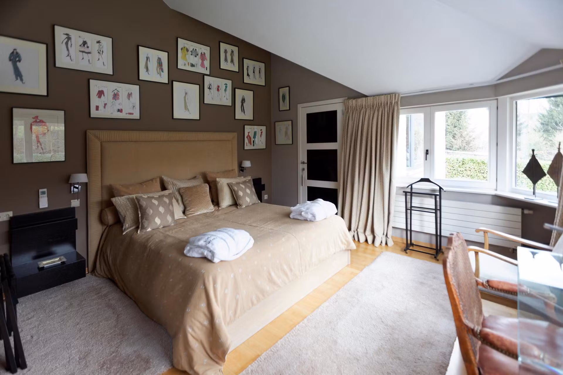 Chambre beige
